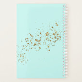 トリプルムーンパープルと金ゴールド プランナー手帳 (裏面)