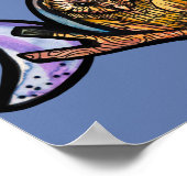 トリプルムーンフクロウ ポスター (角)