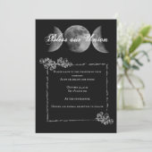 トリプルムーンブレッシング ウェディング招待状 招待状 (スタンド正面)