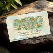 トリプルムーンペンタグラムイラストレーション 名刺