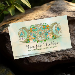 トリプルムーンペンタグラムイラストレーション 名刺