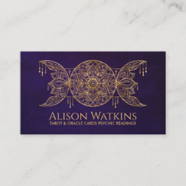 トリプルムーンマンダラオーナメント 名刺