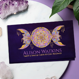 トリプルムーンマンダラオーナメント 名刺