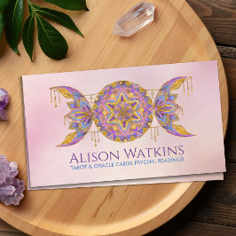 トリプルムーンマンダラオーナメント 名刺