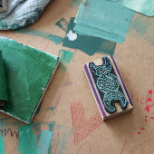 トリプルムーンマークの開花 ラバースタンプ