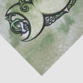 トリプルムーン女神ガイアのアートワーク緑の魔女 薄葉紙 (詳細)