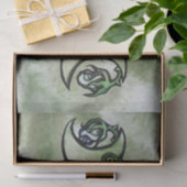 トリプルムーン女神ガイアのアートワーク緑の魔女 薄葉紙 (ギフト)