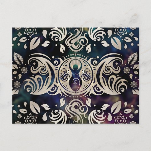 トリプルムーン女神ムーンライトパープル#1 ポストカード (正面)