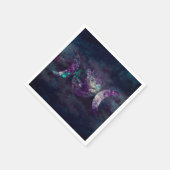 トリプルムーン女神ルナユニバースパーティー スタンダードカクテルナプキン (角)