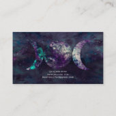 トリプルムーン女神ルナユニバースムーンズヨガ 名刺 (裏面)