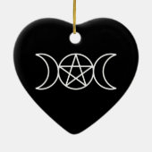 トリプルムーン星形五角形女神 セラミックオーナメント (裏面)