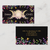 トリプルムーン – トリプル女神フローラオーナメント 名刺 (正面/裏面)