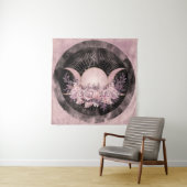 トリプルムーン – トリプル女神 – 優しいフローラ タペストリー (インサイチュ)