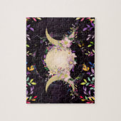 トリプルムーン – トリプル女神 – 水彩 ジグソーパズル (縦)