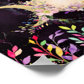 トリプルムーン – トリプル女神 – 水彩 ポスター (角)