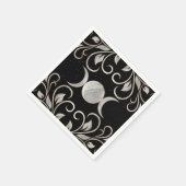 トリプルムーン – トリプル女神 – 真珠の母 スタンダードカクテルナプキン (角)