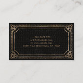 トリプルムーン – ペンタグラム， Triquetra, Triskele 名刺 (裏面)