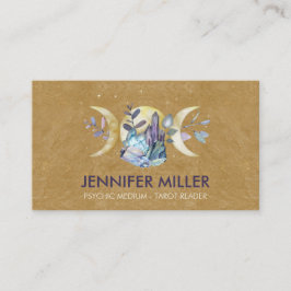 トリプルムーン – 水彩結晶 名刺