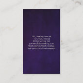 トリプルムーン – 生命の木オーナメント名刺 名刺 (裏面)