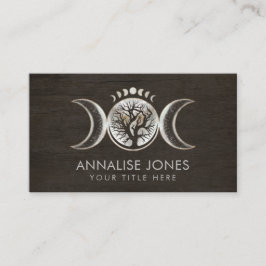 トリプルムーン – 生命の木オーナメント名刺 名刺