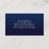 トリプルムーン – 生命の木 – ムーンストーンと真珠 名刺 (裏面)