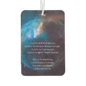 トリプル保護マントラカーエアフレッシュナー カーエアーフレッシュナー (裏面)