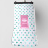 トリプル名門私立校風の航海のモノグラム ゴルフヘッドカバー (回転90)