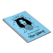 トリプル女神ヘカテブラック&ブルーウィッカタロット ノートブック (右側)