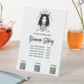 トリプル女神ヘカテ黒と白の価格表 台座サイン (インサイチュ)