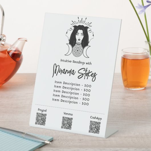 トリプル女神ヘカテ黒と白の価格表 台座サイン (インサイチュ)