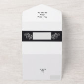 トリプル女神ムーンすべて1つの結婚式の招待 オールインワン招待状 (外側)