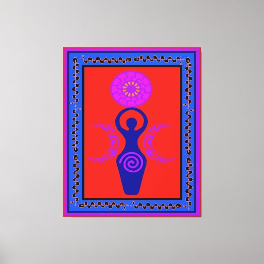 トリプル女神ムーンフェイズキャンバス印刷 キャンバスプリント (正面)