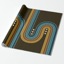 トリプル紙の折り返し – ブラウン