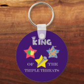 トリプル脅威キングキーチェーン キーホルダー (正面)