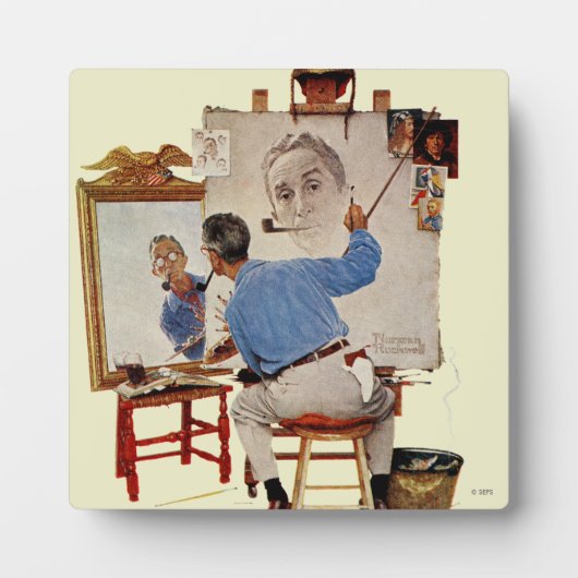 トリプル・セルフ・ポートレート フォトプラーク (正面)