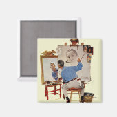 トリプル・セルフ・ポートレート マグネット (正面/裏面)