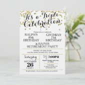 トリプル セレブレーション コンフェッティ 偽の金 招待状 (スタンド正面)