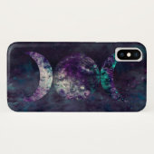 トリプル・ムーン・ゴッデス・ルナ・ユニバース Case-Mate iPhoneケース (裏面(横))