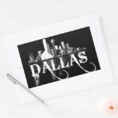 トリプルD (ダラス、テキサス州) 長方形シール (封筒)