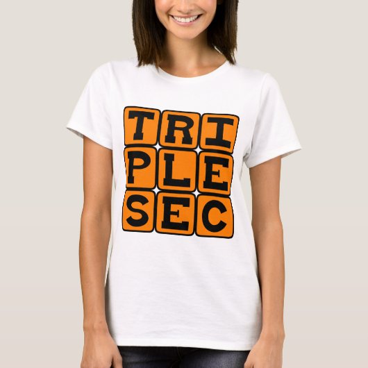 トリプルSec、ドリンクミキサー Tシャツ (正面)