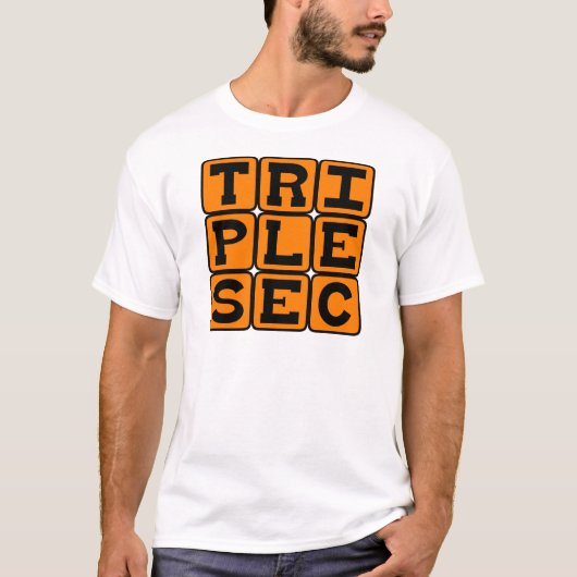 トリプルSec、ドリンクミキサー Tシャツ (正面)