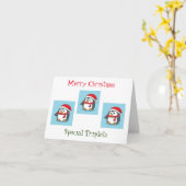 **トリプレットのクリスマスカード** カード (黄色い花)