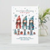 トリプレットガールズクリスマスバースデーパーティー 招待状 (スタンド正面)