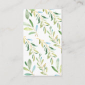 トリプレットコアラ赤ちゃんシャワーおむつラッフルチケット エンクロージャーカード (裏面)