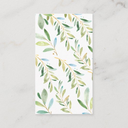 トリプレットコアラ赤ちゃんシャワーおむつラッフルチケット エンクロージャーカード (裏面)