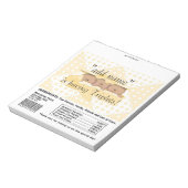 トリプレットベビーシャワーキャンディバーラッパ党の好意 ノートパッド (回転)