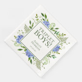 トリプレットボーイズブルーアジサイ赤ちゃんシャワー (コーナー)