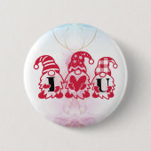 トリプレット愛：私はあなたを愛する3つの格言ボタン 缶バッジ (正面)