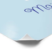 トリプレット用カスタムウォールポスター、かわいいペンギン ポスター (コーナー)