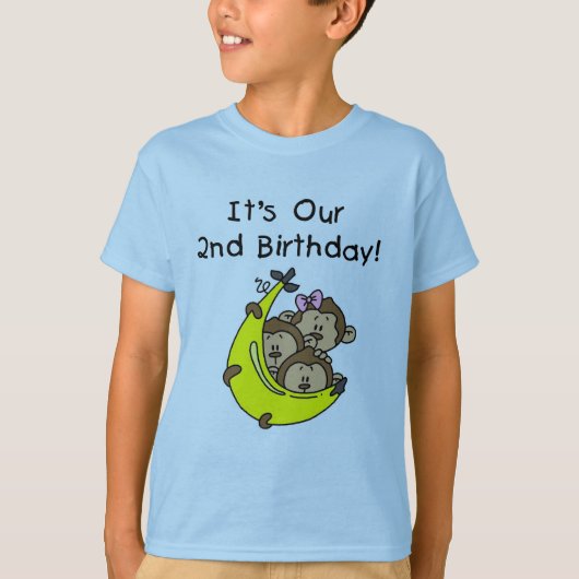 トリプレット2nd - 2人の男の子/1人の女の子Tシャツ Tシャツ (正面)